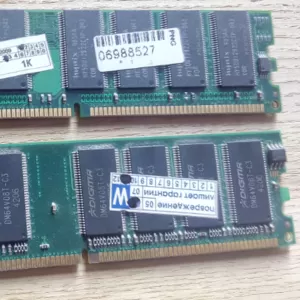 Модули оперативной памяти DDR 400 2 шт. по 1 GB каждая